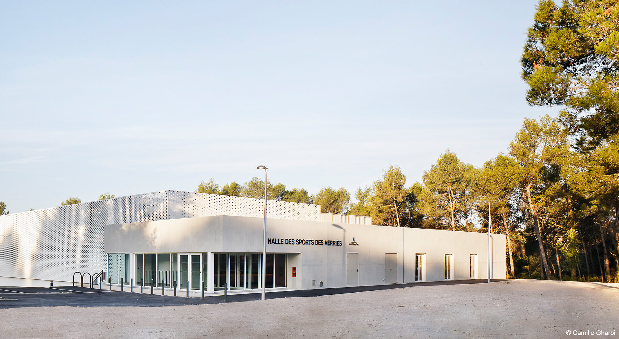 2 Halle des sports des Verries by A+ Architecture copyright Camille Gharbi