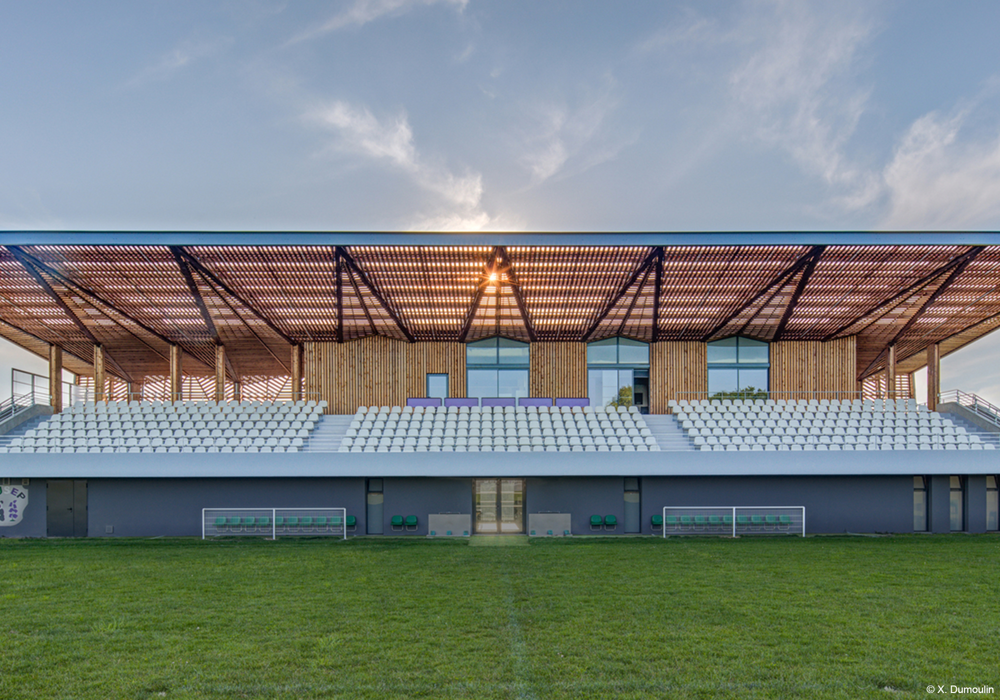2 Stade de Ger by Camborde Architectes copyright X. Dumoulin
