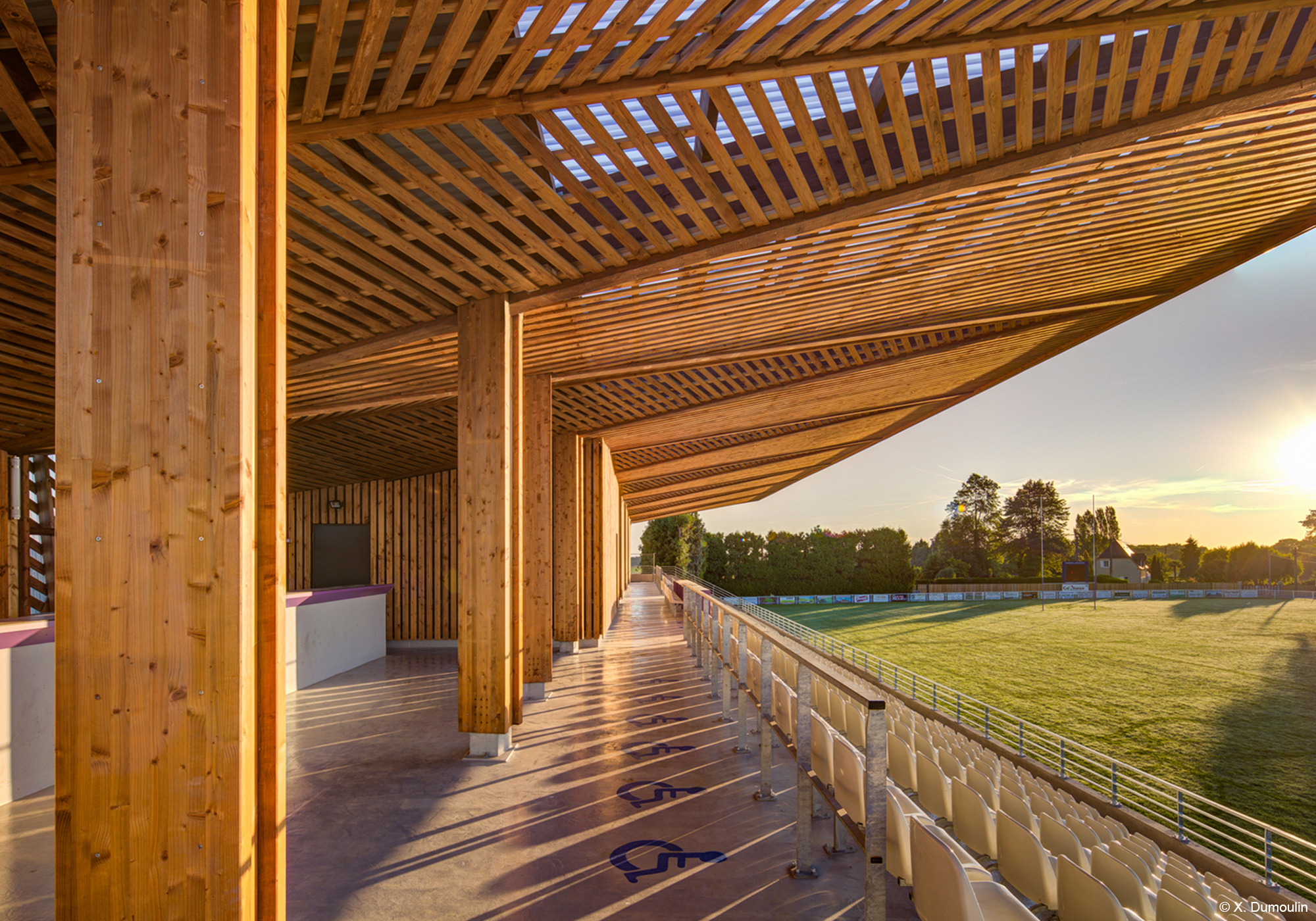 6 Stade de Ger by Camborde Architectes copyright X. Dumoulin
